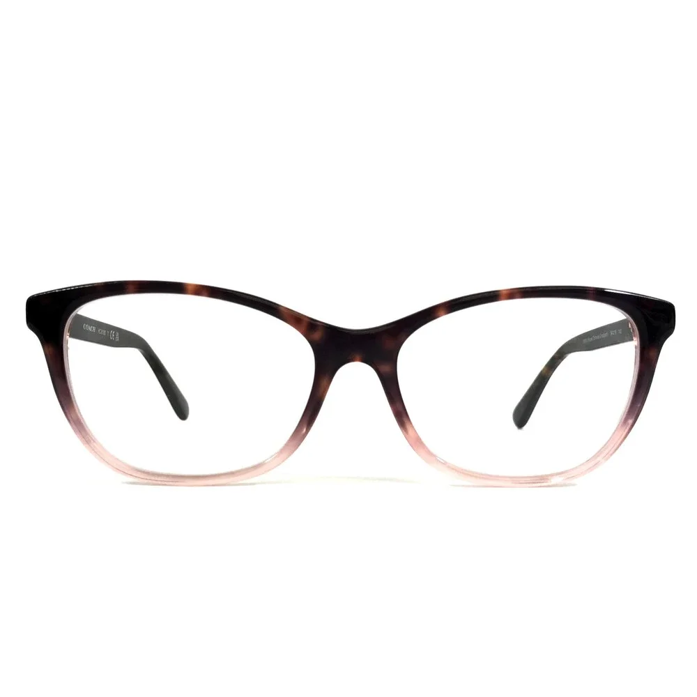 Coach Eyeglasses Frames HC6180 5650 Rose Tortoise Gradient Cat Eye 54-16-140
